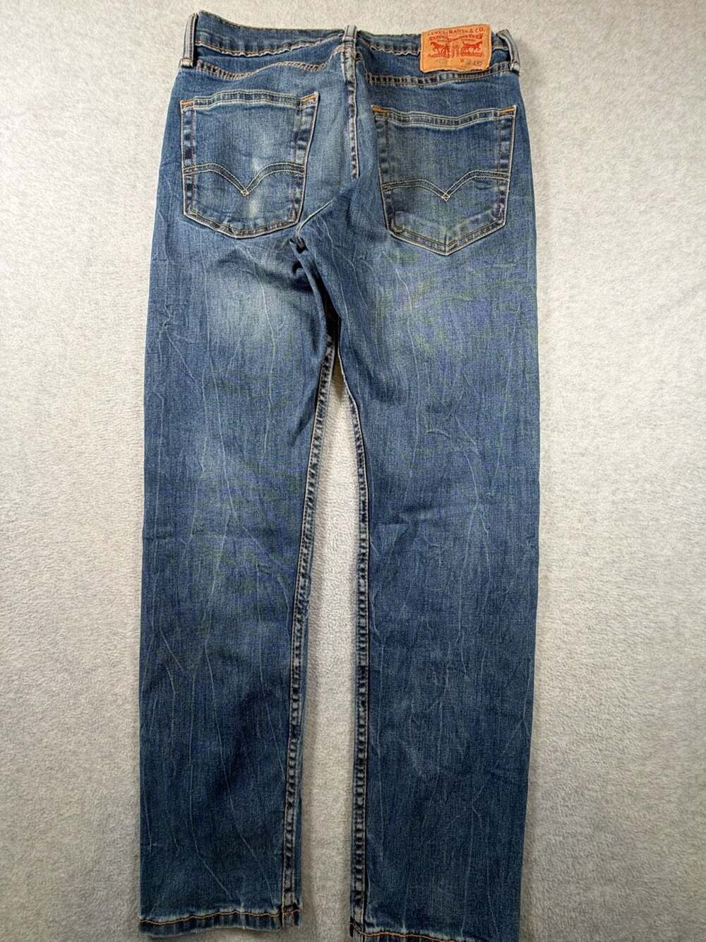 Levi's 514 Straight Leg Medium Wash Denim Jeans - Picture 5 of 11